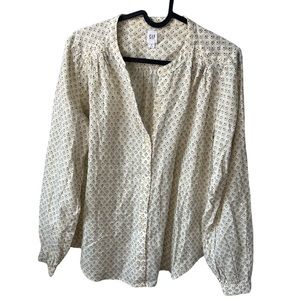 Gap‎ long sleeve blouse sz S